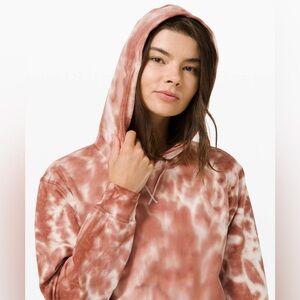 Lululemon All Yours Hoodie in Marmoleado Tie Dye Ancient Copper, Size 6